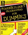 PowerBuilder 4 Programming for Dummies