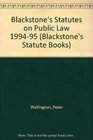 Blackstone's Statutes on Public Law 199495