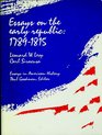 Essays on the early republic 17891815