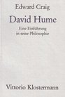 David Hume E Einf in seine Philosophie