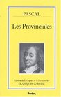 Les provinciales  ou les lettres crites par Louis de Montalte  un provincial de ses amis et aux RR PP Jsuites