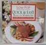 Low Fat Quick  Easy Meals in 30 minutes Healthy Delicious Recipes