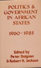 Politics and Government in African States