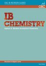 IB Chemistry Option A Modern Analytical Chemistry Standard and Higher Level