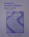 Student Solutions Manual Single Variable for Calculus