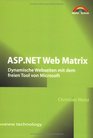ASP NET Web Matrix Developer's Guide