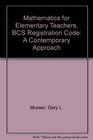 Mathematics for Elementary Teachers BCS Registration Code A Contemporary Approach