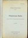 Nominum Ratio Aspects of the Use of Personal Names in Greek and Latin