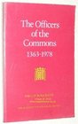 The Officers of the Commons 13631978