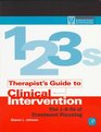 Therapist's Guide to Clinical Intervention the 123's of Treatment Planning