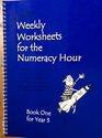 Delbert's Weekly Worksheets for the Numeracy Hour Year 3 Bk 1