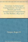 Victorian Architectural Competitions