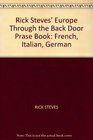 Rick Steves' Europe Through the Back Door Prase Book: French, Italian, German