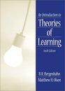 An Introduction to Theories of Learning