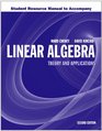 Student Resource Manual To Accompany Linear Algebra Theory And Application
