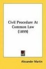 Civil Procedure At Common Law