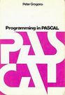 Programming in PASCAL