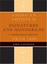 American Artists II: Signatures and Monograms (v. 2)