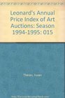Leonard's ANNUAL Price Index of Art Auctions Volume 15