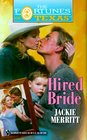 Hired Bride (Fortunes of Texas, Bk 12)