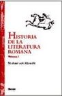 Historia de La Literatura Romana  Vol I