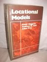 Locational Analysis in Human Geography Locational Models v 1