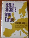 Health secrets from Europe