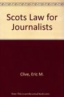 Scots Law for Journalists