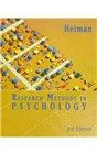 Heiman Research Methods Third Edition Plus Perrin Pocket Guide To Apasecond Edition