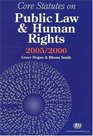 Core Statutes on Public Law And Human Rights