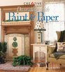 Decorating with Paint  Paper Decoupage Sponging Stenciling  More
