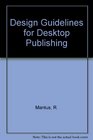 Design Guidelines for Desktop Publishing/Book and Disk