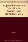 Elementary Statistics Vol 2