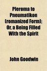 Pleroma to Pneumatikon  Or a Being Filled With the Spirit