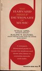 The Harvard Brief Dictionary of Music