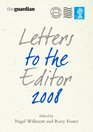 Letters to the Editor 2008 2008