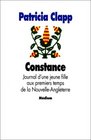 Constance Journal d'une jeune fille aux premiers temps de la NouvelleAngleterre