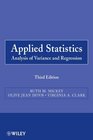 Applied Statistics Analysis of Variance and Regression