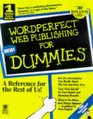 Wordperfect 8 Web Publishing for Dummies