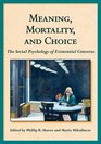 Meaning Mortality and Choice The Social Psychology of Existential Concerns