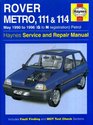 Rover Metro and 100 Series Service and Repair Manual