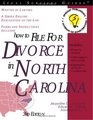 How to File for Divorce in North Carolina With Forms