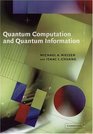 Quantum Computation and Quantum Information