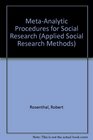 MetaAnalytic Procedures for Social Research