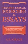 Psychological Exercises and Essays