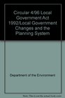 Circular 4/96 Local Government Act 1992/Local Government Changes and the Planning System