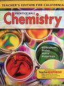 Prentice Hall Chemistry California Teacher's Edition