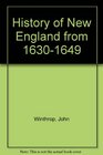 History of New England from 16301649