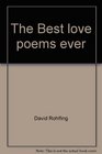 The Best love poems ever A collection of poetry's most romantic voices