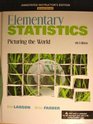 Elementary Statistics, Picturing the World, 5th Edition, Annotated Instructor's Edition
